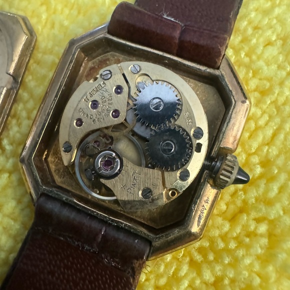 Rare Piaget Step Tank Manual Wind Gold Plated Watch 🔥 - Picture 4 of 11